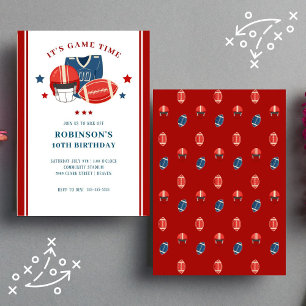 Football Tailgating Verjaardagsfeestje Kaart