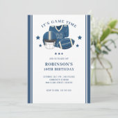 Football Tailgating Verjaardagsfeestje Kaart (Staand voorkant)