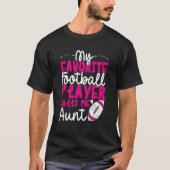 Football tante van Football Untie van de Speler va T-shirt (Voorkant)