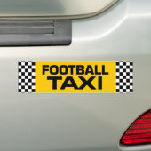 Football Taxi Bumpersticker (Op auto)