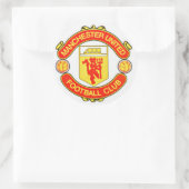 Football team badge ronde sticker (Tas)