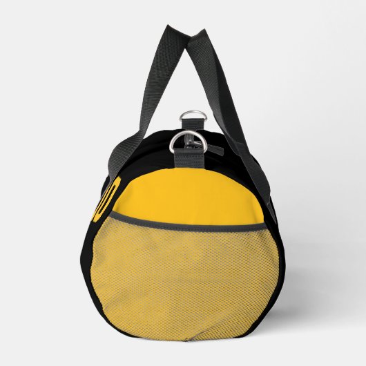 Football Team, Coach Speler Zwart Goud Personalise Plunjezak (Rechts)