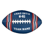 Football Team Custom Jersey Name and Number (Voorkant)