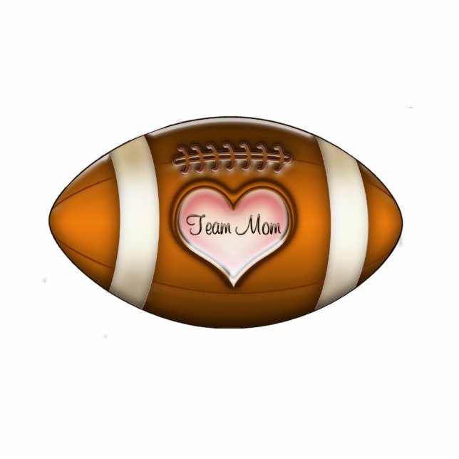 Football Team Mam Ornament Fotobeeldje Ornament (Voorkant)