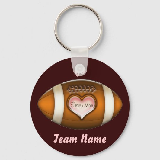Football Team mama Sleutelhanger (Voorkant)