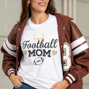 Football team moeder stijlvol gepersonaliseerd Tri-Blend shirt