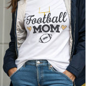 Football team moeder stijlvol gepersonaliseerd Tri-Blend shirt