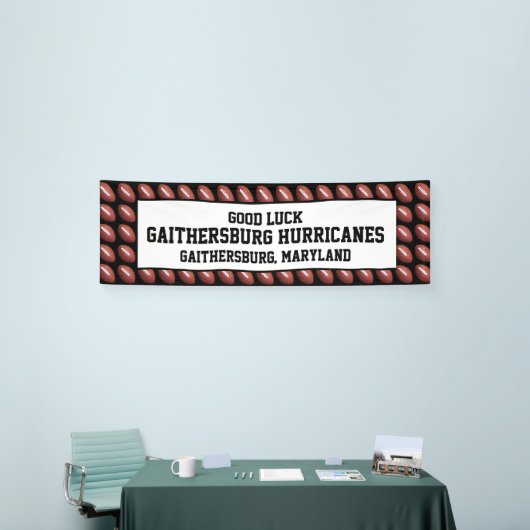 Football Team, persoonlijke tekst Spandoek (Beurs)