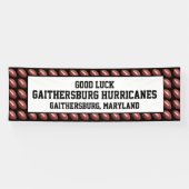 Football Team, persoonlijke tekst Spandoek (Horizontaal)