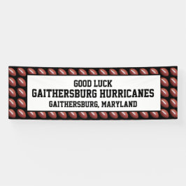 Football Team, persoonlijke tekst Spandoek