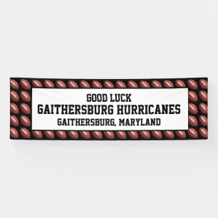 Football Team, persoonlijke tekst Spandoek