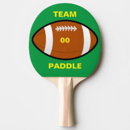 Football Team Ping Pong Paddle Tafeltennisbatje