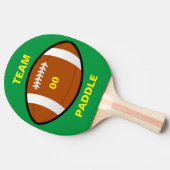 Football Team Ping Pong Paddle Tafeltennisbatje (Zijkant)