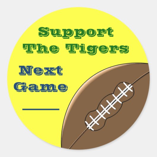 Football Team Promotionele Stickers (Voorkant)