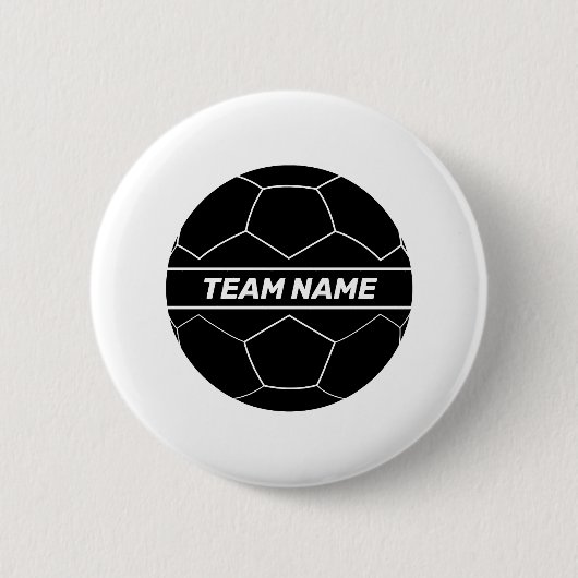 Football team ronde button 5,7 cm (Voorkant)