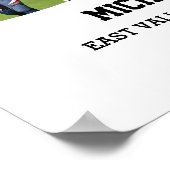 Football Team Senior Afstuderen Ball Fotocollage Poster (Hoek)