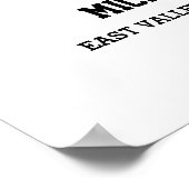 Football Team Senior Afstuderen Cadeau Fotocollage Poster (Hoek)