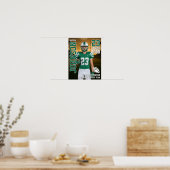 Football Team Senior Player Photo Gift Sports Poster (Keuken)