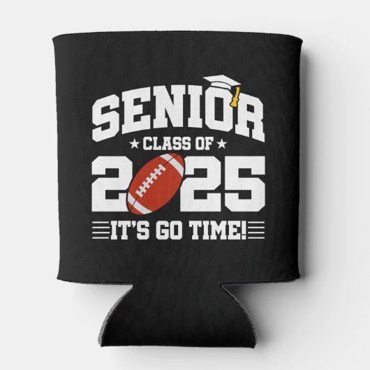 Football Teamklasse van 2025 Afstuderen Senior 202 Blikjeskoeler (Achterkant)