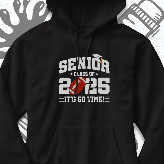 Football Teamklasse van 2025 Afstuderen Senior 202 Hoodie
