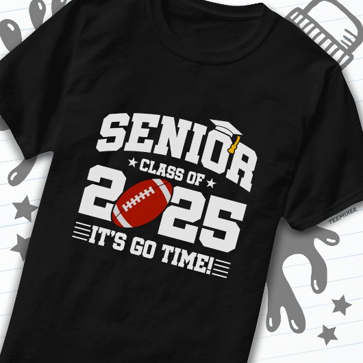 Football Teamklasse van 2025 Afstuderen Senior 202 T-shirt