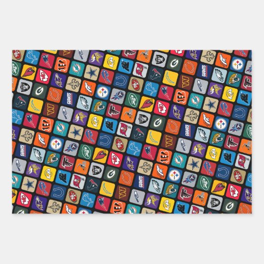 Football Teams inpakpapier (Voorkant 3)