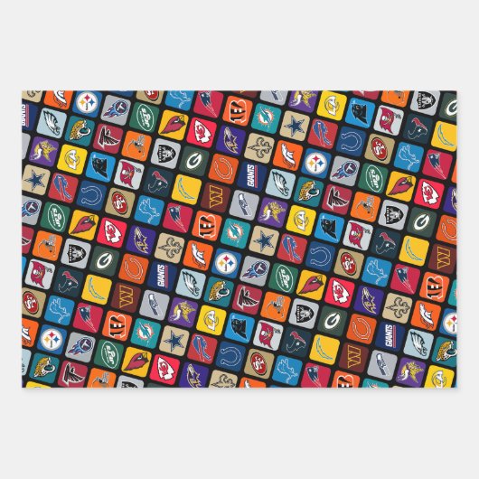 Football Teams inpakpapier (Voorkant 2)