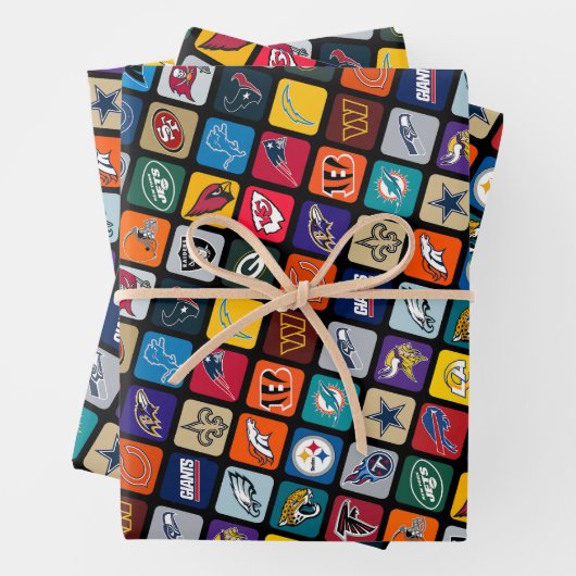 Football Teams inpakpapier (In situ)