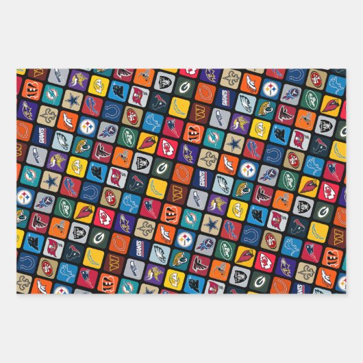 Football Teams inpakpapier (Voorkant)