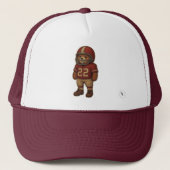 Football Teddy trucker hat Pet (Voorkant)