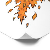 Football tegen brand poster (Hoek)