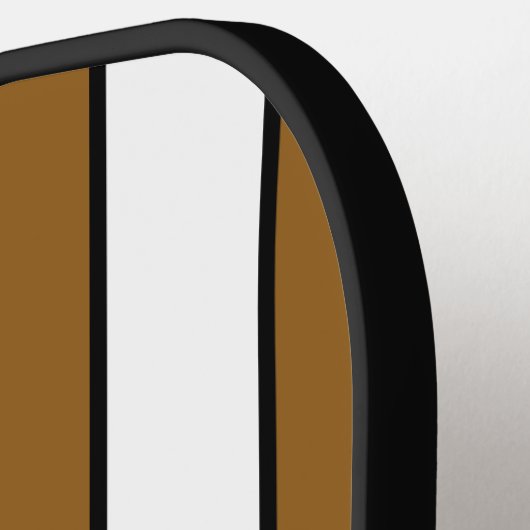 Football Tekening met Sportnaam en -nummer Pickleball Paddle (Links Detail)