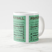 FOOTBALL-terminologie Grote Koffiekop (Voorkant rechts)