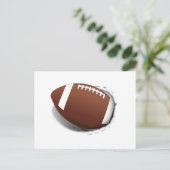 Football testen briefkaart (Staand voorkant)