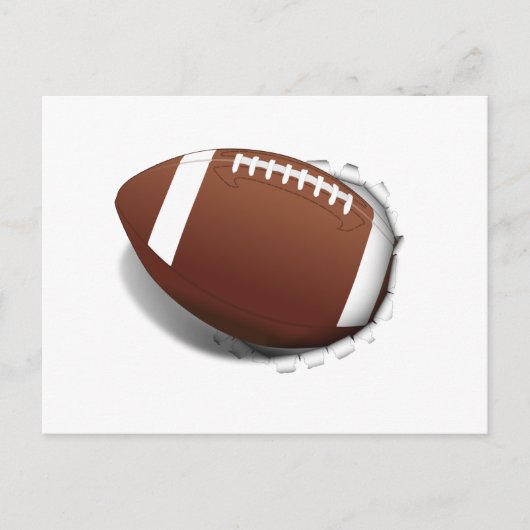 Football testen briefkaart (Voorkant)