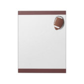 Football testen notitieblok (Linkerzijde)