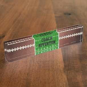 Football Textuur achtergrond 3 Naambordje