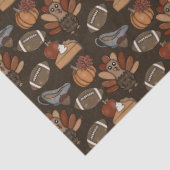 Football Thanksgiving  Tissuepapier (Detail)