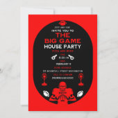 Football The Big Game TV Watch Party Aankondiging (Voorkant)