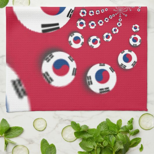 Football. Theedoek (Gevouwen)