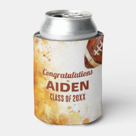 Football thema afstudeerfeest blikjeskoeler