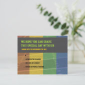 Football Thema Bar Bat Mitzvah Reageer Kaart (Staand voorkant)