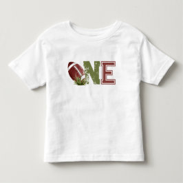 Football thema eerste jaar down birthday kinder shirts