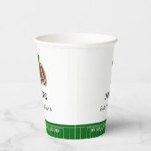 Football thema eerste jaar down verjaardagsgunst papieren bekers (Rechts)