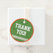 Football-thema Favor Tag Bedankjes Labels (In situ)