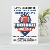 Football Thema Foto van Birthday Party (Staand voorkant)