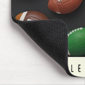 Football thema gebaseerd Aangepaste naam Muismat (Hoek)