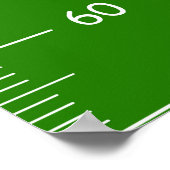 Football thema groei grafieken poster (Hoek)