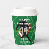 FOOTBALL thema HAMbyWG-papierbekertjes Papieren Bekers (Achterkant)