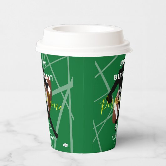 FOOTBALL thema HAMbyWG-papierbekertjes Papieren Bekers (Rechts)